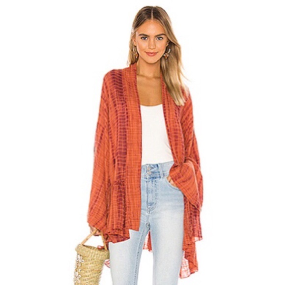 Free People One Sasha Tie Dye Kimono - Picture 4 of 7